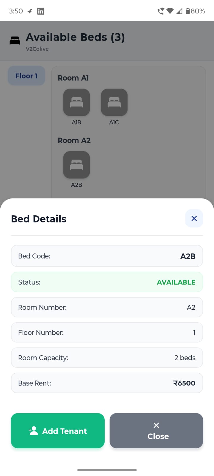 Available Beds